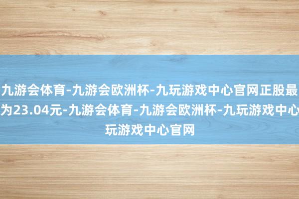 九游会体育-九游会欧洲杯-九玩游戏中心官网正股最新价为23.04元-九游会体育-九游会欧洲杯-九玩游戏中心官网